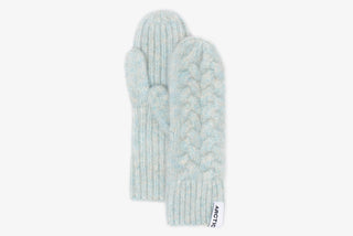 Mohair Mittens - Ocean Mist