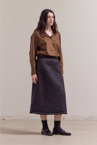 Quilted Midi Skirt