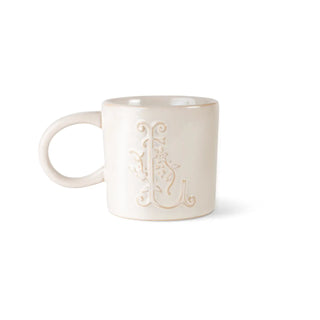 Artisan Monogram Mug "L"