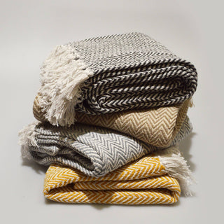 Cotton Chevron Throw