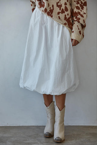 Sunday Parachute Bubble Midi Skirt
