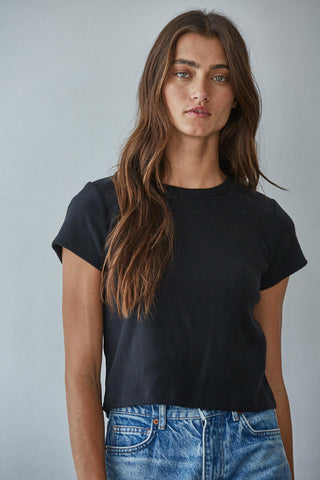 Sharon Everyday Fitted Crop Tee