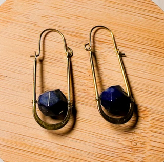 Oval Abacus Earrings