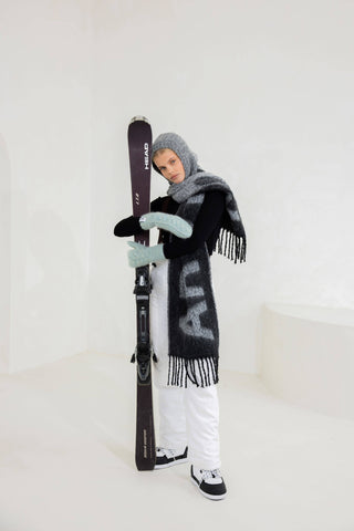 Mohair Mittens - Ocean Mist