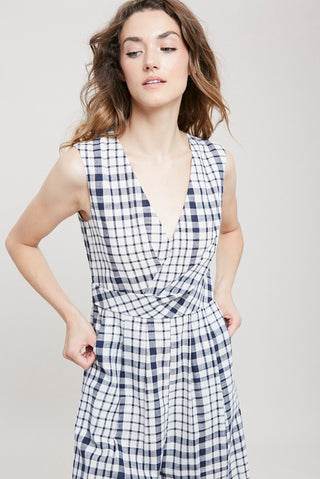 Rowan Plaid Wide Leg Jumpsuit