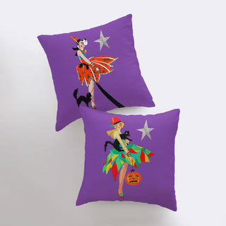 Pinup Halloween Girl Pillow — 8"