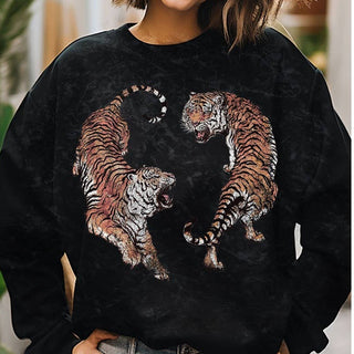 Twin Tigers Mineral Wash Sweatshirt