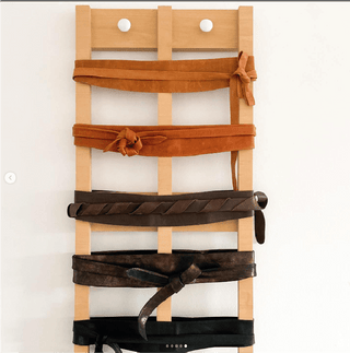 Midi Wrap Belt - Cognac