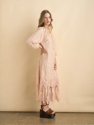 Megan Lace Midi Dress