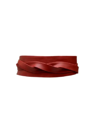 Wrap Belt - Red | Adjustable OS | Timeless Style