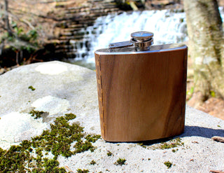 Wooden Hip Flask