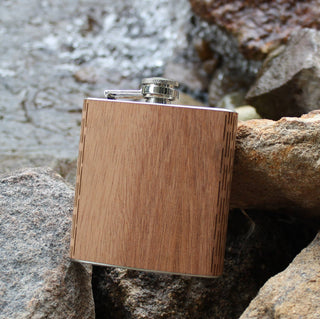 Wooden Hip Flask