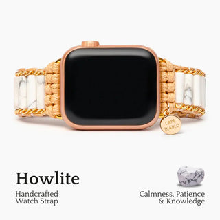 Heavenly Howlite Apple Watch Strap - Adjustable