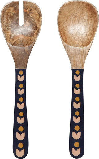 Mango Wood Salad Servers