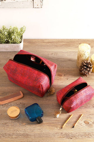 Silk Kantha Toiletry Bag