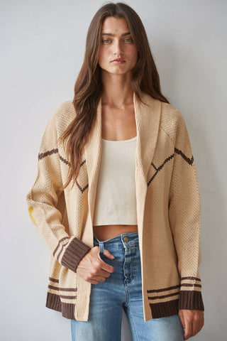 The Palomino Horse Jacquard Cardigan