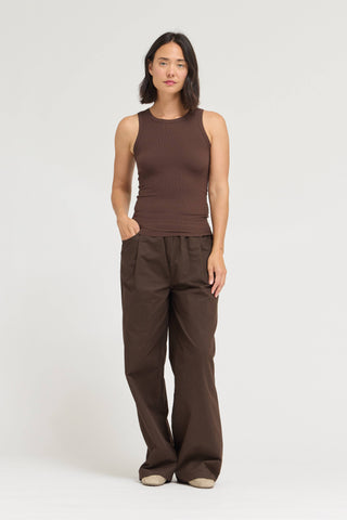 The Harlow Ribbed Tank