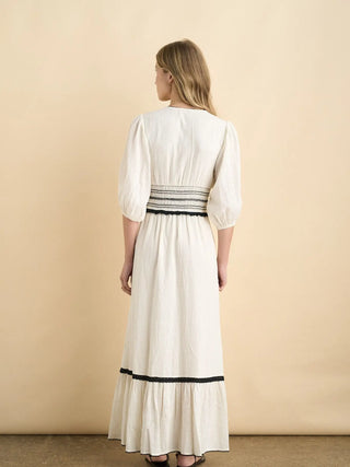 Magnolia Maxi Dress -  Ecru
