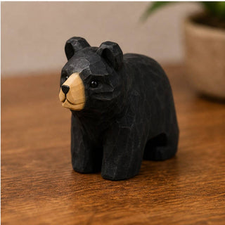 Carved Bear Figurine