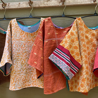Kantha Shirt | Made From Recycled Cotton Kanthas One Size