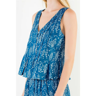 The Fish Pattern Top