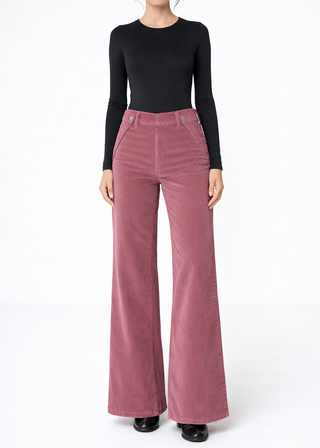 The Dina High-Rise Wide Leg Cord