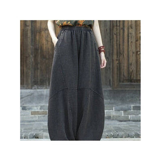 Olive Lantern Trousers