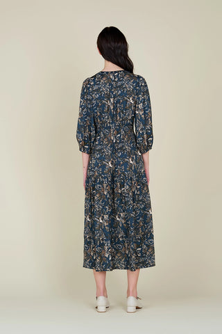 Veronica 3/4 Sleeve Midi Dress