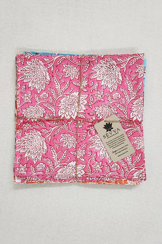 Floral Block Print Bandanas