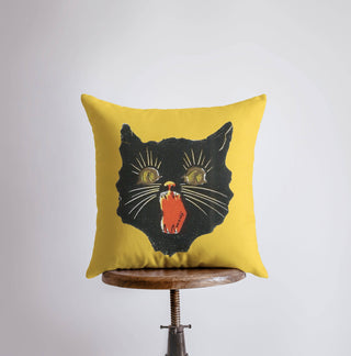Cat's Meow Halloween Pillow Cover — 8"