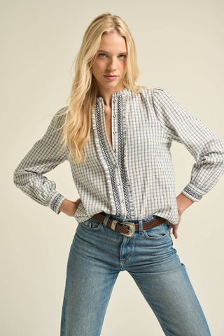 Sarah Blouse Navy