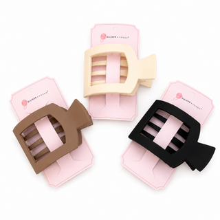 Everyday Flat Hair Claw Clips - Medium