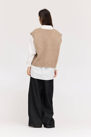 The Umber Knit Shell