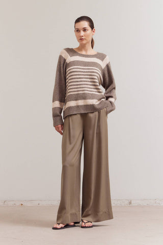 The Heather Stripe Sweater