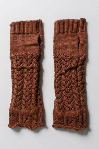 Fireside Fingerless Knit Arm Warmers