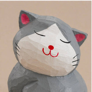 Smug Cat Figurine