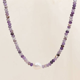 Amethyst Grace Pearl Necklace