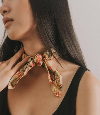 Hand Block Print Cotton Bandana - Assorted Prints