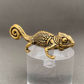 Brass Lizard Figurine