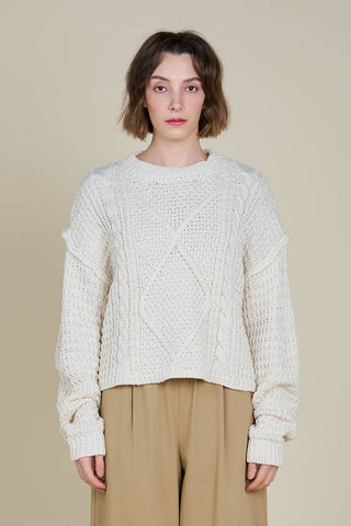 The Orchid Cable Sweater