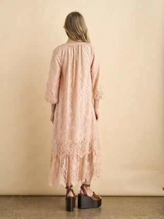 Megan Lace Midi Dress