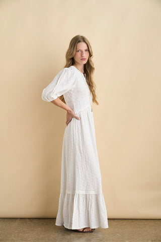 Magnolia Maxi Dress -  White