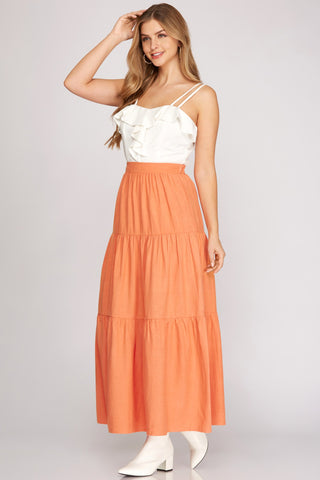 Chloe Tiered Maxi Skirt