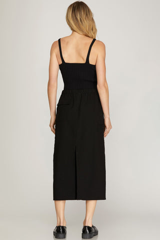 The Rook Cargo Midi Skirt