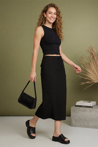 The Rook Cargo Midi Skirt