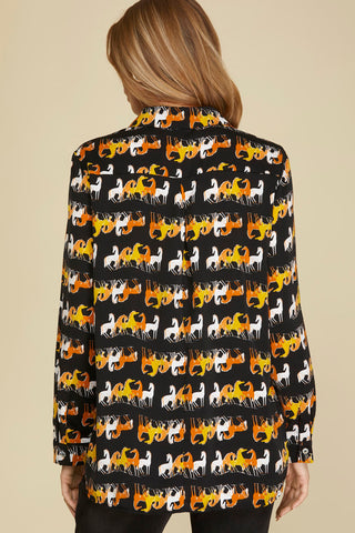 The Wildrun Horse Print Shirt