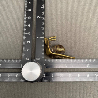 Brass Snail Decorative Sculpture - 01