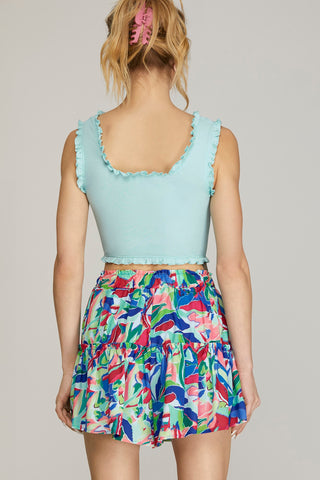 The Poppy Ruffle Short