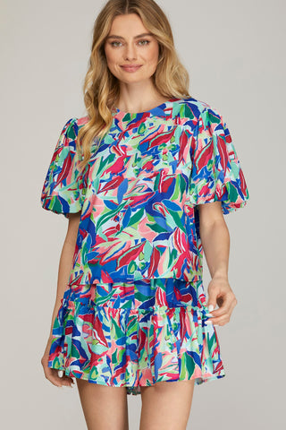 The Poppy Ruffle Short
