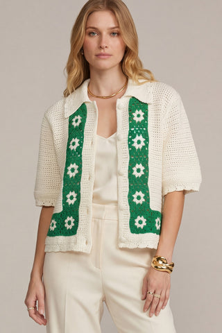 The Marigold Crochet Shirt